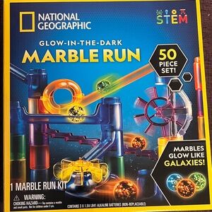 NEW National Geographic Colorful Glow Marble Run
